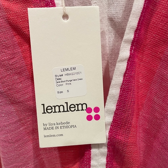 Lemlem Pink and White Dress - Picture 4 of 4